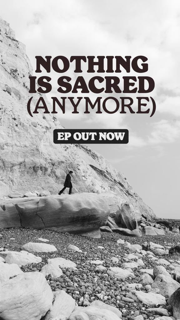 Today’s the day. My new EP ‘Nothing Is Sacred Anymore’ is out now 📀  Hope you enjoy it and hope to see those who can make it at our upcoming UK Tour next week. Listen to the EP + buy tickets from here: distrokid.com/hyperfollow/ph…