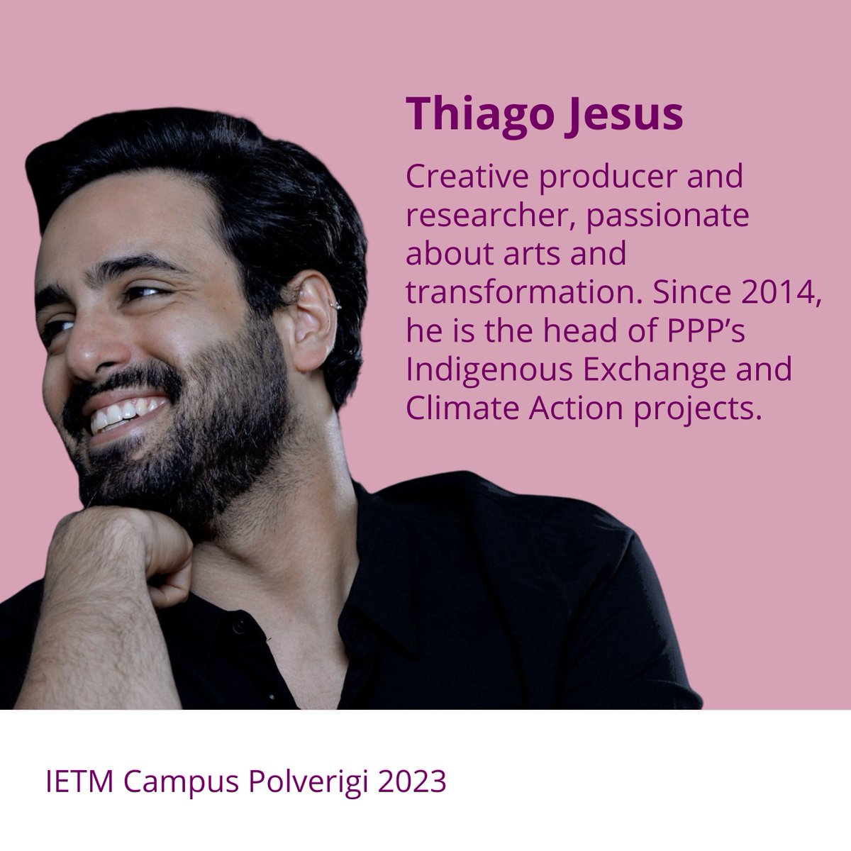 ⏳ Only a few days left to apply for the #IETMCampus Polverigi 2023 (10-16.05.2023)! 

Meet the Campus tutors who will guide you on elevating your career in the #PerformingArts and help navigate its international dynamics ⬇️

Apply by 6 February, 17:00 CET ietm.org/en/meetings/ie…
