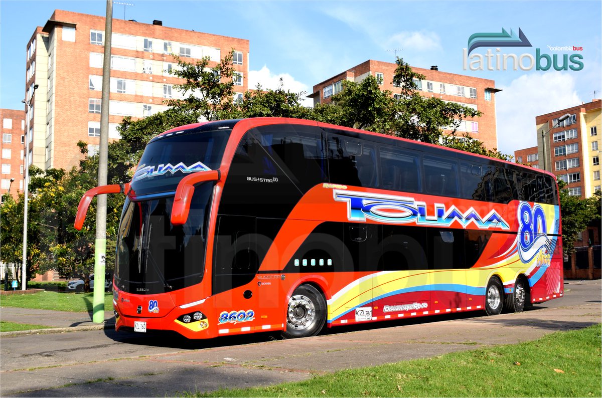 latinobus's tweet photo. Nuestro #photoshoot de la semana, gracias a Transportes Rápido Tolima, que nos permitió conocer uno de los 8 #Busstar DD S1 con chasís Scania K440, que entrarán a renovar la flota de vehículos de la empresa. ¿Qué tal te parece? https://t.co/vzNaTz4gUZ