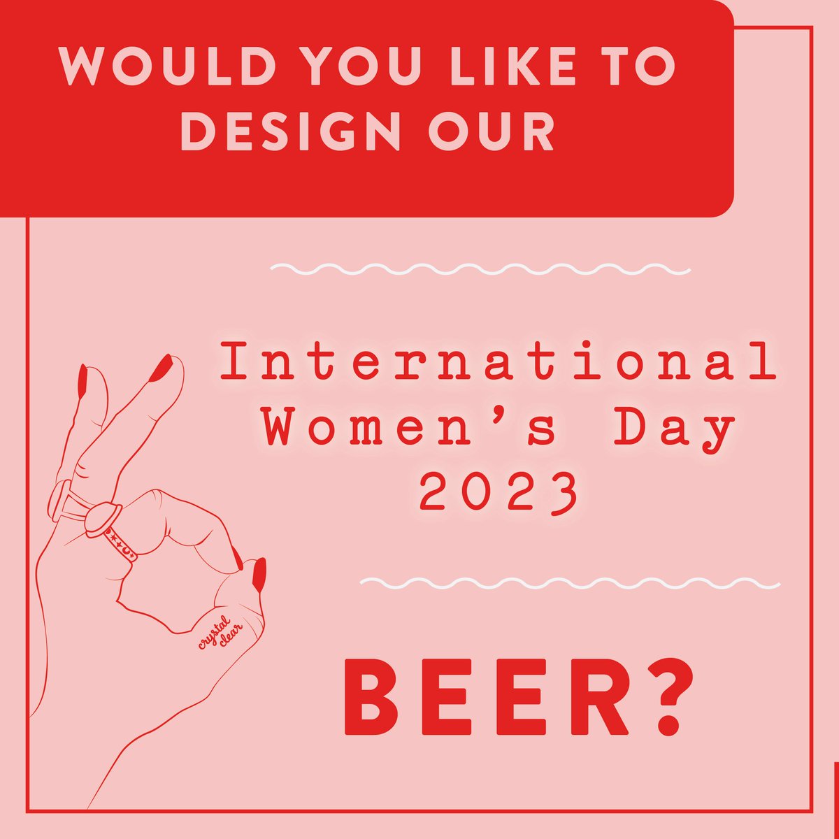 LESS THAN 2 WEEKS LEFT! 👀
If you'd like to submit a design for our International Women's Day Beer, time to get your skates on 💨 All abilities welcome. 

castlerockbrewery.co.uk/iwd2023/

*Please remember to design to the edge of the template!* 💕 Deadline Monday 13th February.