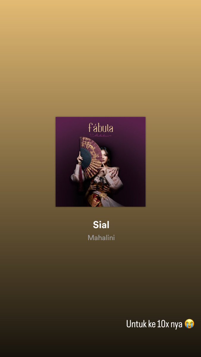 MMaudy16's tweet photo. Plss @Mahalinidisini emang gak pernah gagal klo soal gini mah😭❤️🔥✨ btw ini udah ke 100xnya w denger 🥹#sial #MahaliniIsBack #fabula #sialmahalini #mahalini https://t.co/1qSTdRmE4H