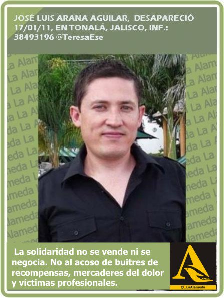 _LaAlameda's tweet photo. #Tebuscamos José Luis Arana Aguilar 17/1/11 #Tonalá #Jalisco #911 #Guadalajara https://t.co/6iknSScDKa