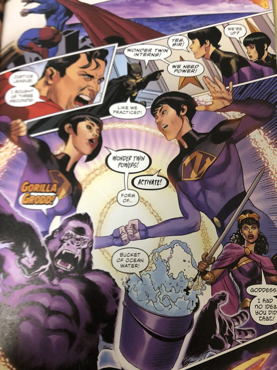 I’m waaaaaay behind in my @DCComics #JusticeLeague but what I’ve read so far is great! I started at issue 60. On issue 65 now. 
#BrianMichaelBendis #WonderTwins