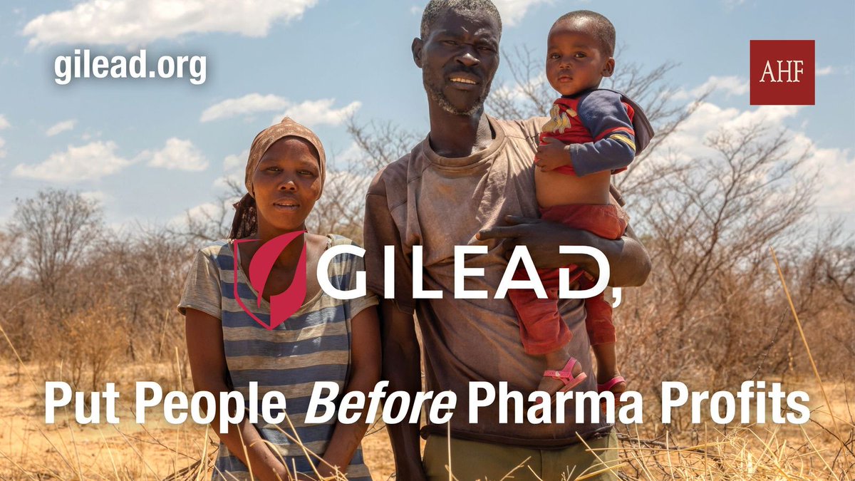 Let lifesaving drugs go, <a href="/GileadSciences/">Gilead Sciences</a>! Stop hoarding drug patents and driving drug prices sky-high while you make money. Lives before profit! #GreedyGilead #PeopleBeforeProfit #PharmaGreed