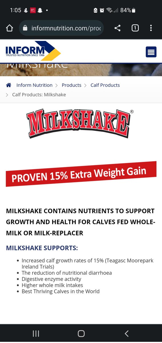 2pintpaddy's tweet photo. Adding milkshake to the milk for the morning feeding to help prevent nutritional scour and help improve growth rates. 

#CalfDevelopment @Drinaghagri https://t.co/4xXlPFeSWz