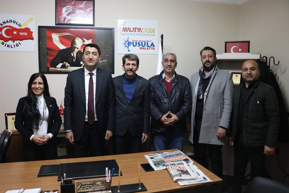 Anadolu Basın Yayın Birliği Malatya Şube Başkanı Filiz Yavuzkurt ve Yönetimini ziyaret ederek; gündemi değerlendirip, istişarelerde bulunduk.

Değerli başkanımıza ve arkadaşlarına misafirperverliklerinden dolayı teşekkür ediyorum.