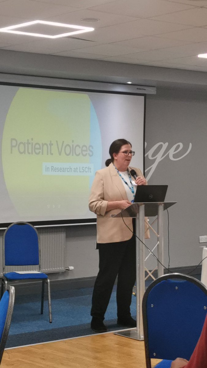 F_lunat's tweet image. Our brilliant Research Nurse Manager @_kpalmer_ kicking off the afternoon focused on Patient and Public Engagement to Research, #TheResearchRoadshow #Gettheresearchbug @WeAreLSCFT @LSCFTResearch