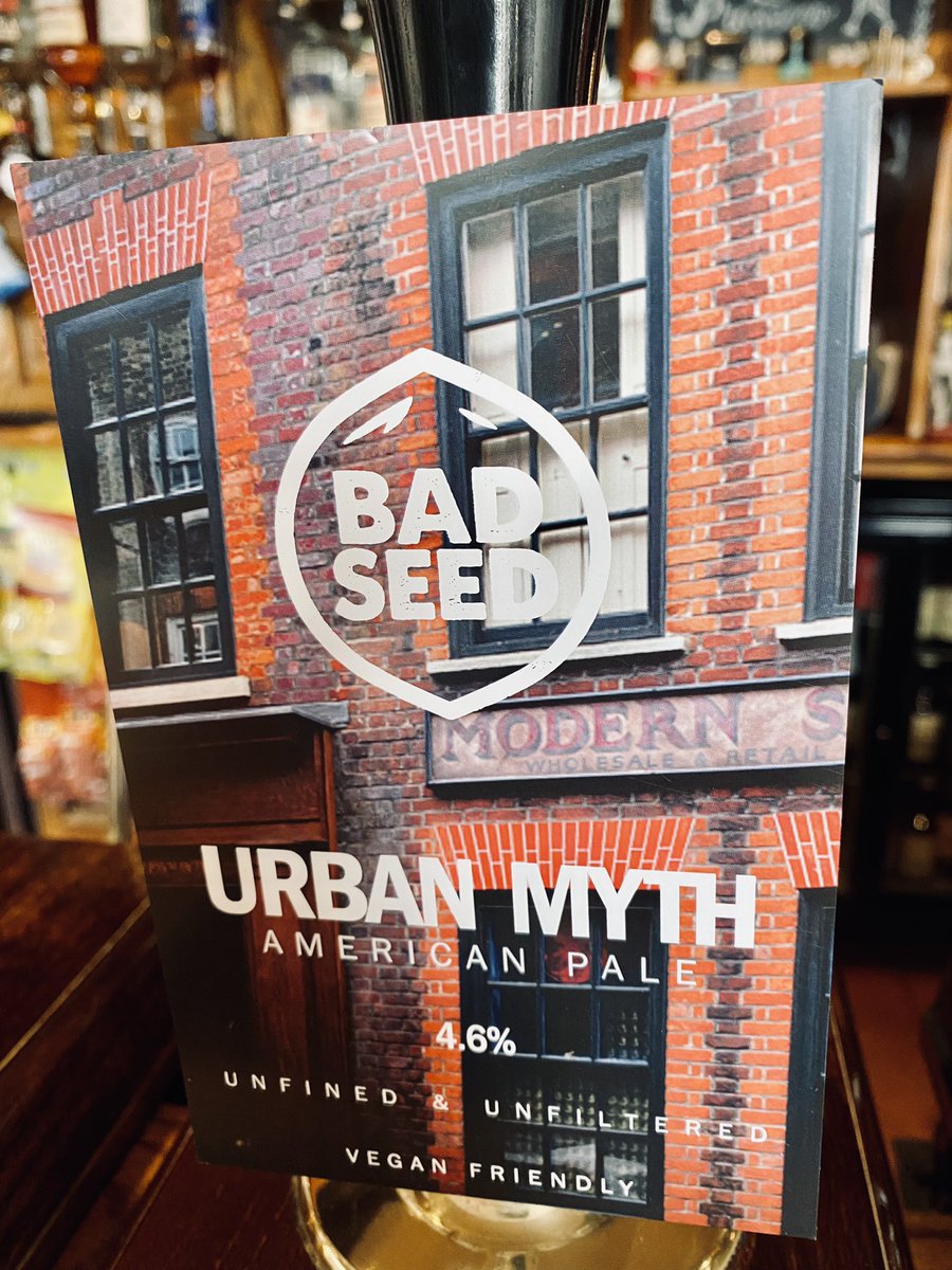 One of our last ever casks from the always marvellous @badseedbrewery hits the bar today. As the saying goes; Don’t cry because it’s over, smile because it happened. 😢 🍻 💫