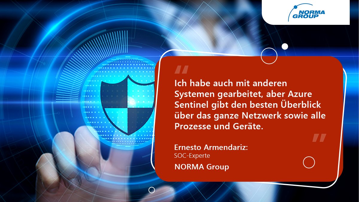 Für 10.000 Kund*innen in über 100 Ländern und mehr als 8.900 Mitarbeitenden weltweit, die Sicherheitsrisiken erkennen und sensible Daten schützen. Erfahren Sie hier, wie die Norma Group alles im Griff hat: msft.it/60115Elkx
#Manufacturing #Cloud