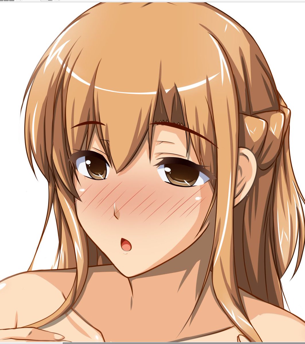 おケツばっかり塗っていたので・・・w
気分転換に差分用の表情をぬりぬりと〆('ー`)b 