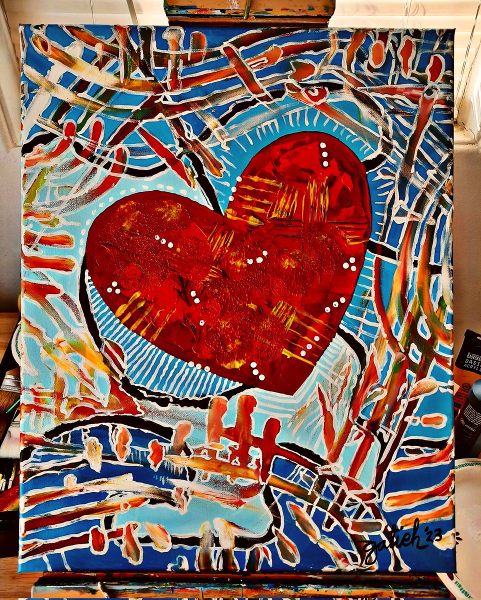 GatiehNacario's tweet image. Welcoming February 1st with this arts. I love the texture of these art sadly I can&apos;t capture it through the lens. You have to see this art live. 
#ItsgatiehBeart #Art #SpokaneArt #heartart #artoftheday #artwork #artgram