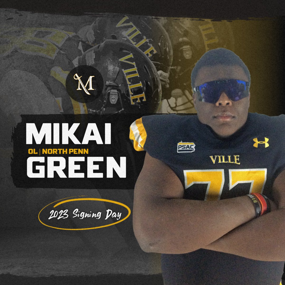 Welcome to the family Mikai Green, OL from North Penn HS 6'2 290 lb 〽️