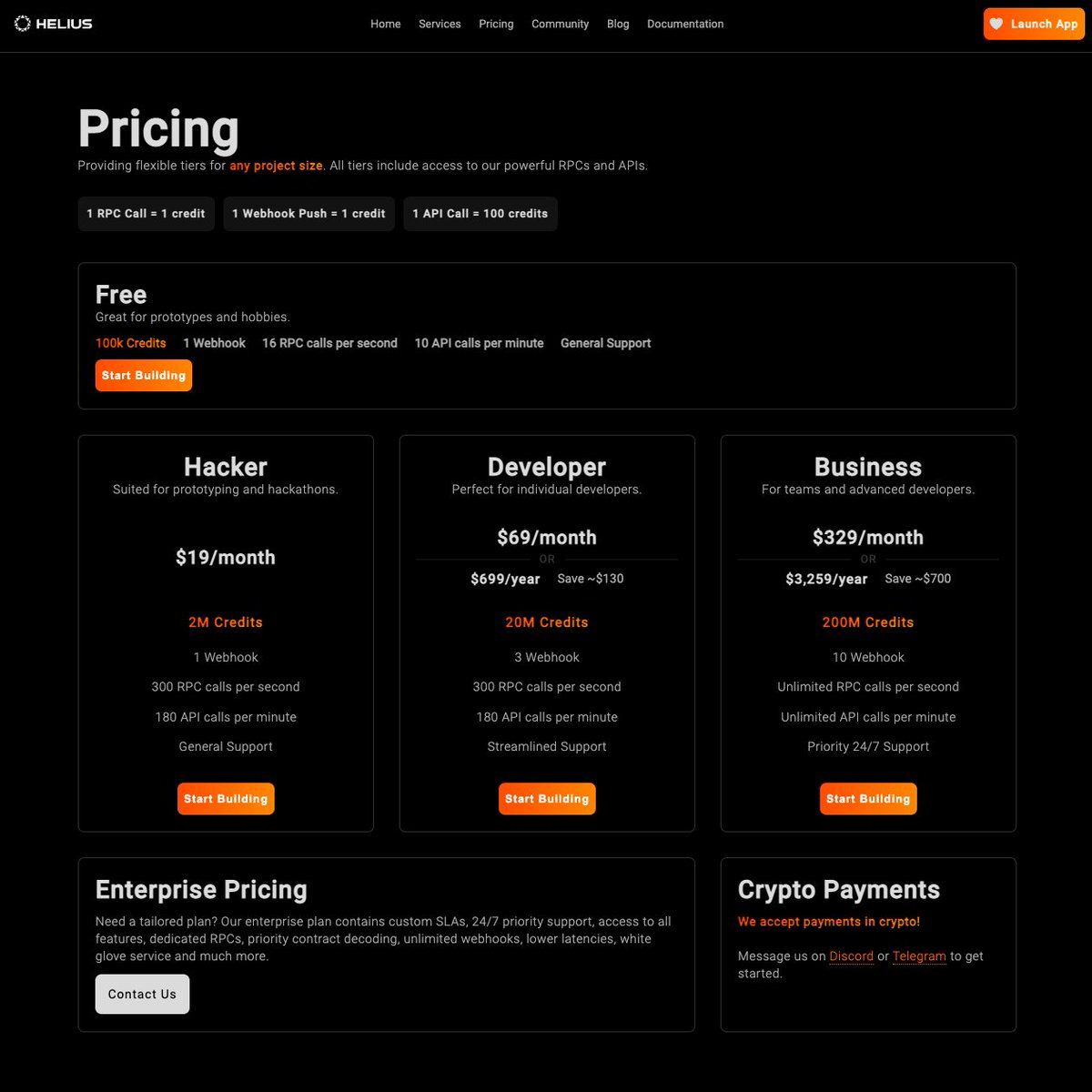 Big news! Today we are truly democratizing access to powering up as a Solana  dev Introducing: the Hacker Plan🕵️‍♂️ You can now get higher rate limits,  higher quotas, and best-in-class developer support