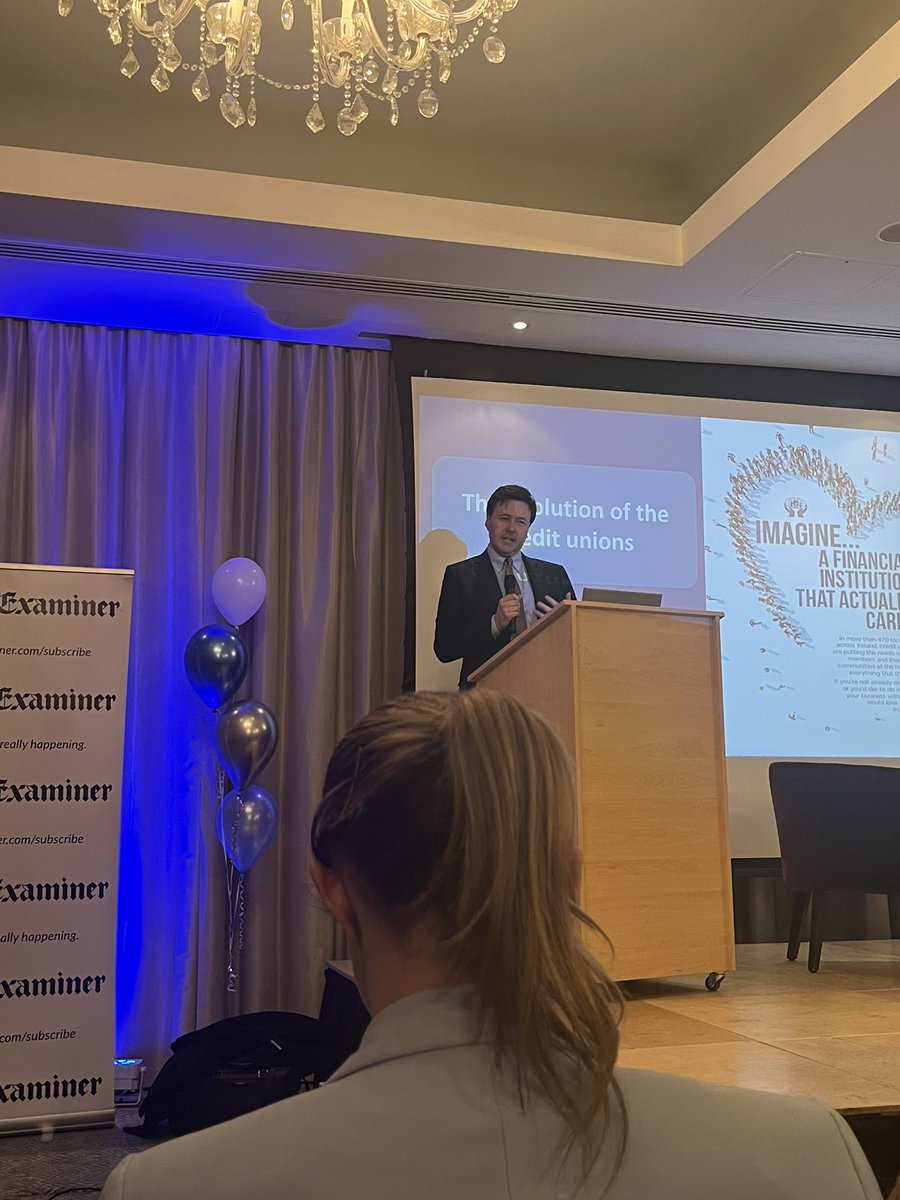 David Malone, CEO of the Irish League of Credit Unions shares a quote with us “Imagine a financial institution that actually cares” and highlights the importance of “engaging” with people to navigate issues while in the business industry #KPMG #Creditunion #DavidMalone #CEO