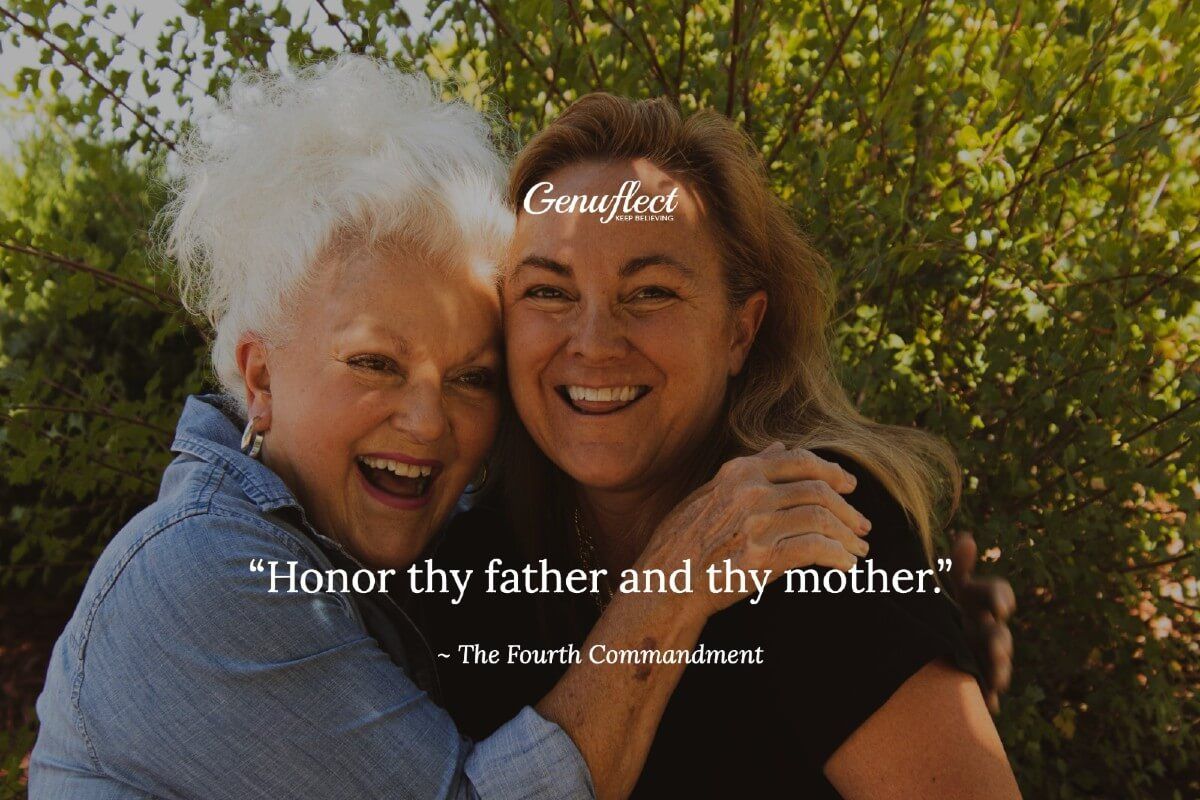 GenuflectHQ's tweet image. “Honor thy father and thy mother.”
~ The Fourth Commandment
#Catholic #Genuflect #TenCommandments #FourthCommandment