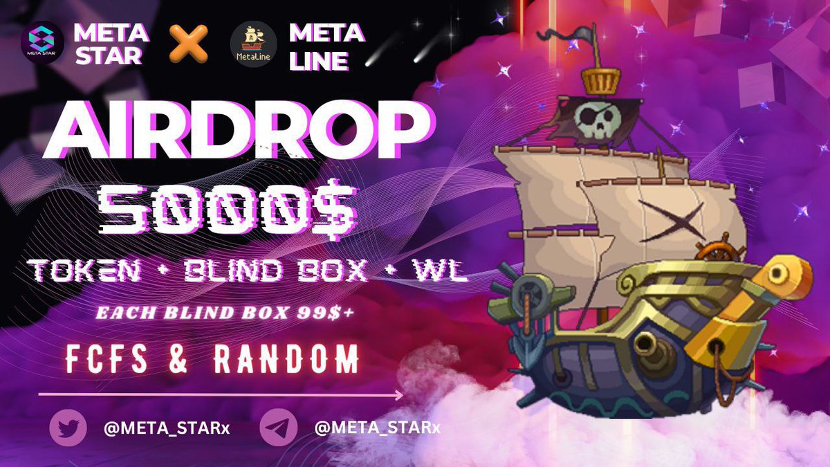 META STAR (@meta_starx) on Twitter photo π£π£ Big & Massive #fcfs #Giveaway π₯π₯
π₯³π₯³ BiG Prize Pool:
Token + WL + Blind Box worth of 5000$ ππ
To Win π
β
Follow <a href="/META_STARx/">META STAR</a> & @metaline001
β
Like & RT & Tag 3 friends
β‘οΈ Finish Gleam : gleam.io/competitions/Pβ¦
β° End 10th Feb
#Airdrop #fcfs #NFT #NFTGiveaway #BSC π£π£ Big & Massive #fcfs #Giveaway π₯π₯
π₯³π₯³ BiG Prize Pool:
Token + WL + Blind Box worth of 5000$ ππ
To Win π
β
Follow <a href="/META_STARx/">META STAR</a> & @metaline001
β
Like & RT & Tag 3 friends
β‘οΈ Finish Gleam : gleam.io/competitions/Pβ¦
β° End 10th Feb
#Airdrop #fcfs #NFT #NFTGiveaway #BSC