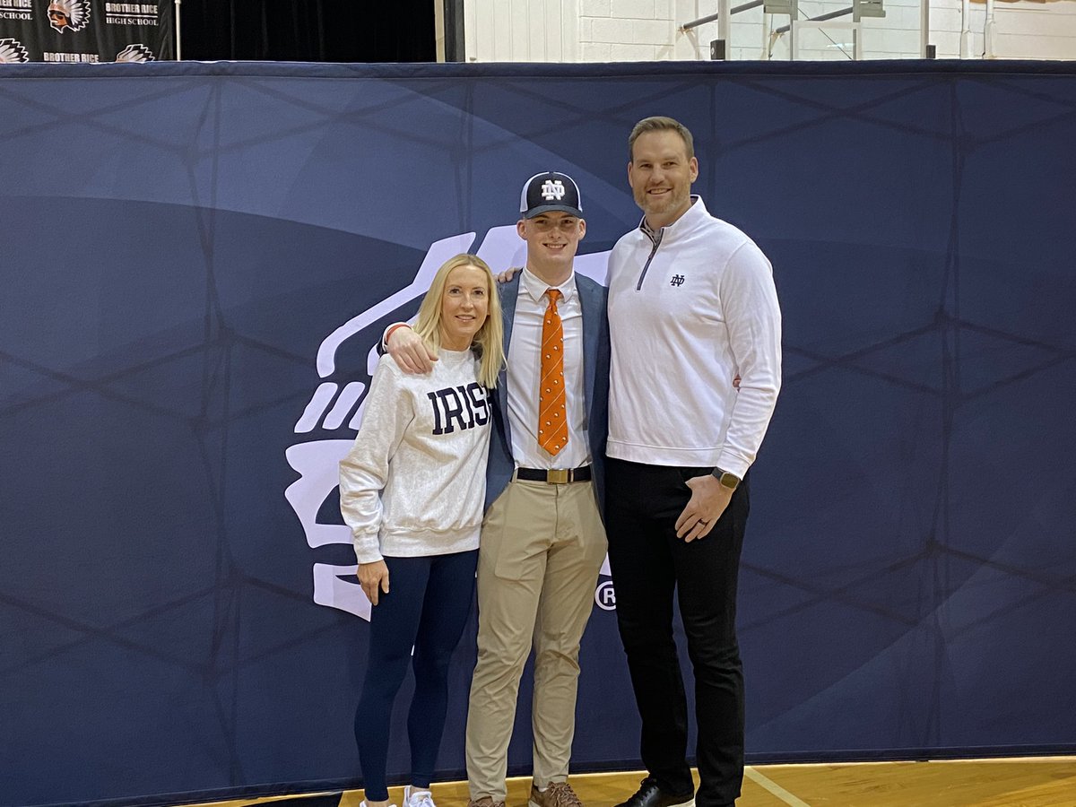 2023 Warrior Senior TE Henry Garrity who committed to Notre Dame