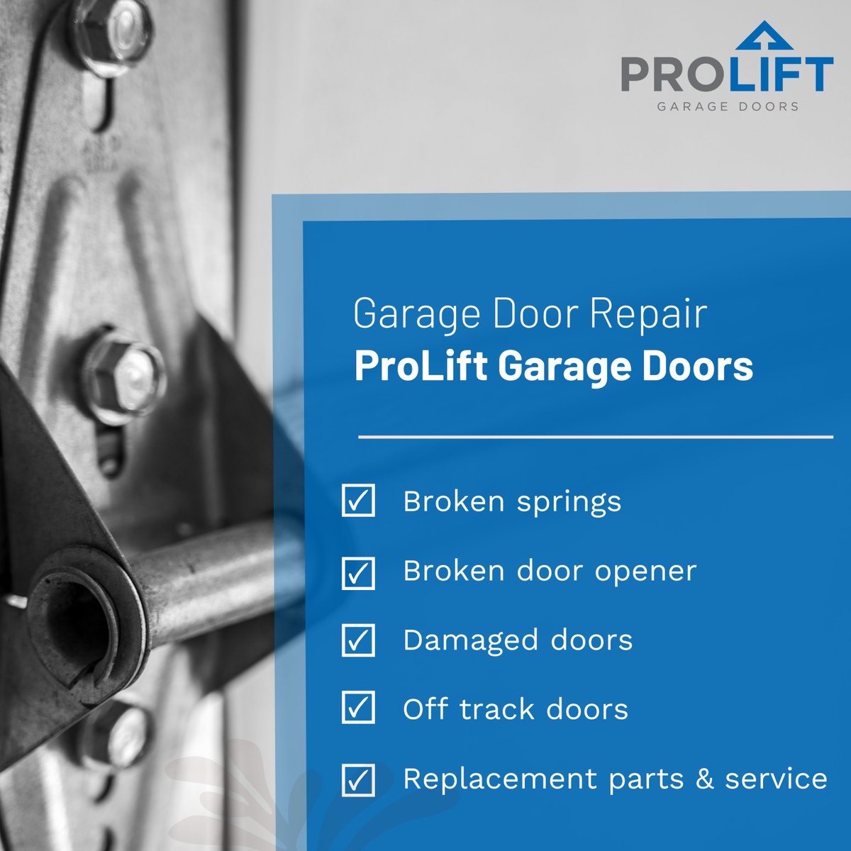 ProLiftIndy's tweet image. Scheduling a garage door service for maintenance is important to avoid premature wear and tear and dangerous malfunctions. You can trust our professional and certified ProLift crew of garage technicians. 
.
.
#proliftdoors #proliftgaragedoors #garage #doors #openingdoorsforyou