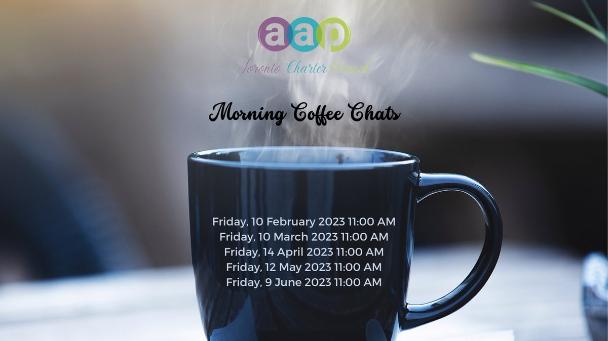 OfTcb's tweet photo. 🏆 AAP - TCB (Toronto Chapter Branch) Coffee Chat🏆 
📆Date and time: 2nd Fridays, 11:00 AM – 11:30 AM EST 
📍Location: Online 
📝Register here: https://t.co/HhBwzJmSTn
🌐https://t.co/XHocbssEJf
 #AAP #TorontoAAP #LearnGrowThrive #Canadianadmin https://t.co/3DPmI3nQKA