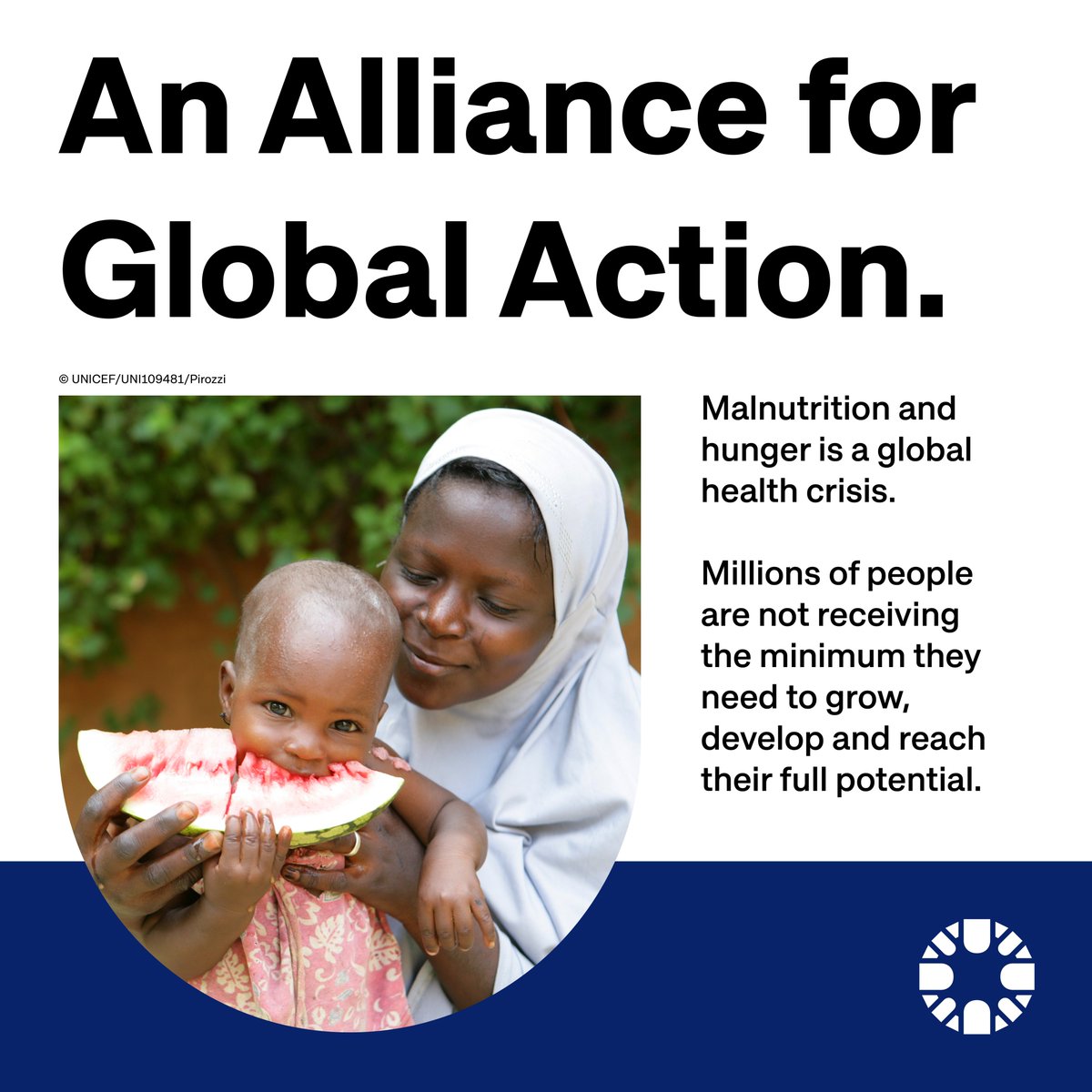 Three reasons why we created a new alliance against global hunger:

1. 2 in 3 children will go to bed hungry tonight
2. More people are going hungry today than in 2019
3. The clock is ticking

Learn more: uamh.uk