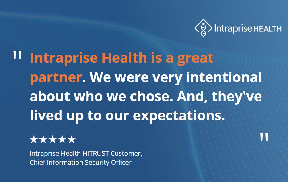 Streamline HITRUST CSF certification and adoption with Intraprise Health, a 10-year authorized external assessor. intraprisehealth.com/case-study-hit…