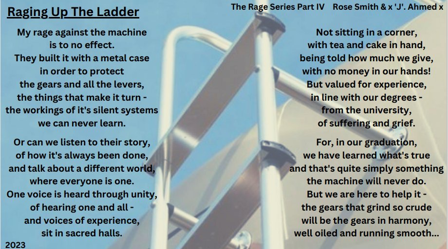 'The Rage Series' Parts II-IV #poetry #mentalhealth #livedexperience #serviceimprovement 'Partners in Rhyme' 'J' & I writing about involvement @786maq   @wheppolette @DavidGilbert43 @sarahpsyc @emclayton6 @stockport_uff @HoppyPelican @kirstysimpo