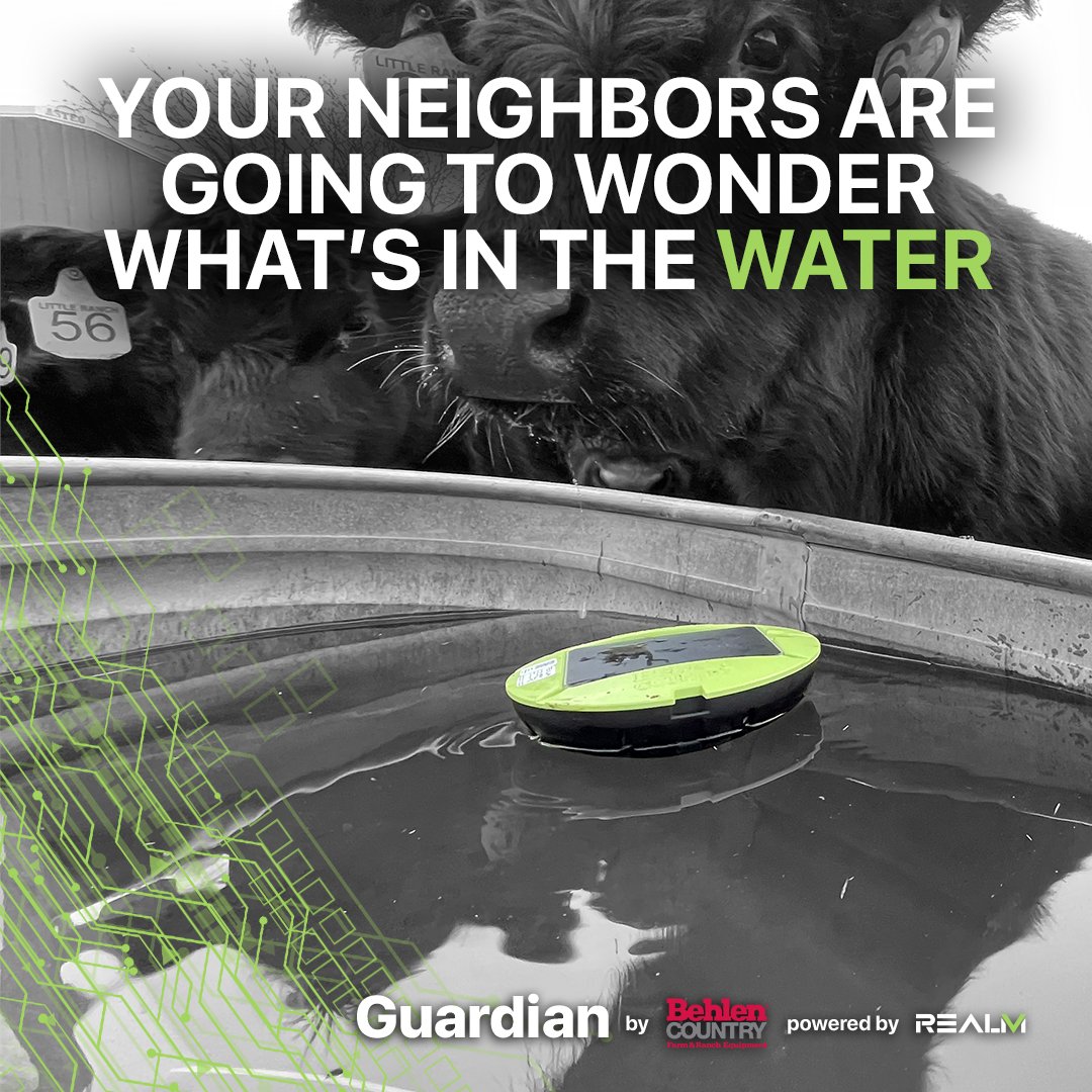 RealmFive's tweet photo. Guardian by Behlen Country is now available for purchase ONLINE! Click here: https://t.co/VDGLE1WrN0
#sustainablefarming #smartfarming #irrigation #sustainableagriculture #techfarming #agriculture #farmonyourphone #farminyourpocket #modernfarming #agtech #farming #livestock https://t.co/HHBbA5NtY0