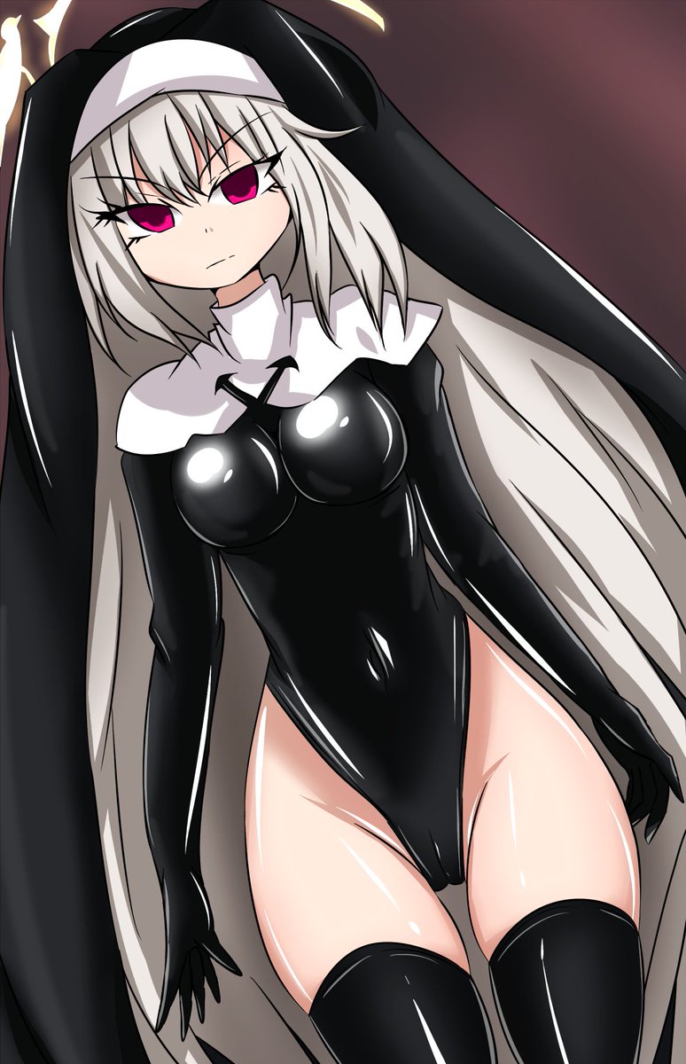 覚悟決めたハイレグシスターサクラコ 