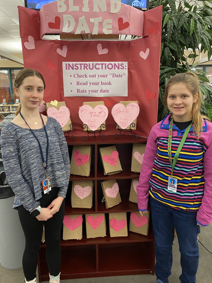 RMS Library (@rmslibrary91) on Twitter photo Blind Date with a Book. A huge hit at RMS. <a href="/HumbleISD_RMS/">Riverwood MS</a> <a href="/HumbleISD_lib/">Humble ISD Libraries</a> <a href="/MelissaMLeigh/">Melissa M. Leigh, Ed.D.</a> Blind Date with a Book. A huge hit at RMS. <a href="/HumbleISD_RMS/">Riverwood MS</a> <a href="/HumbleISD_lib/">Humble ISD Libraries</a> <a href="/MelissaMLeigh/">Melissa M. Leigh, Ed.D.</a>