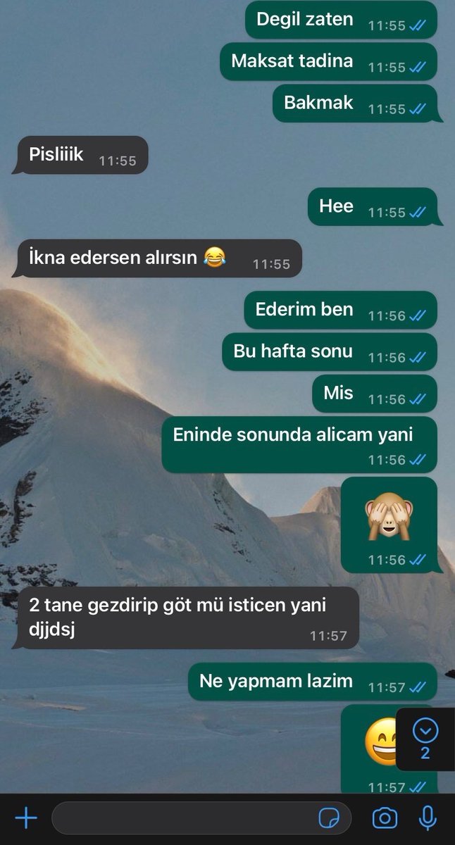 Whatsapp konuşmaları.