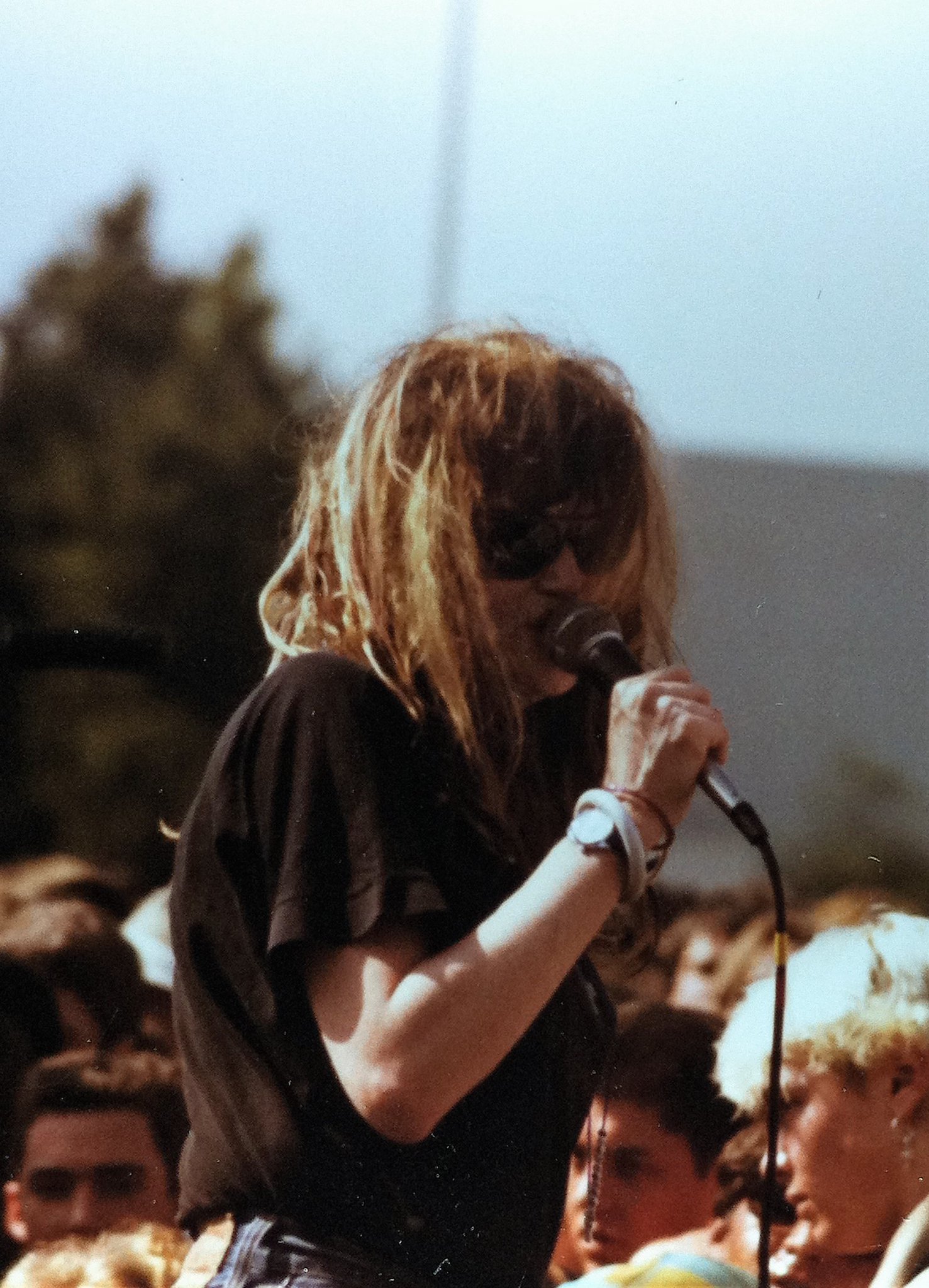 Happy Birthday to Exene Cervenka of    Pic taken at in 1983.   