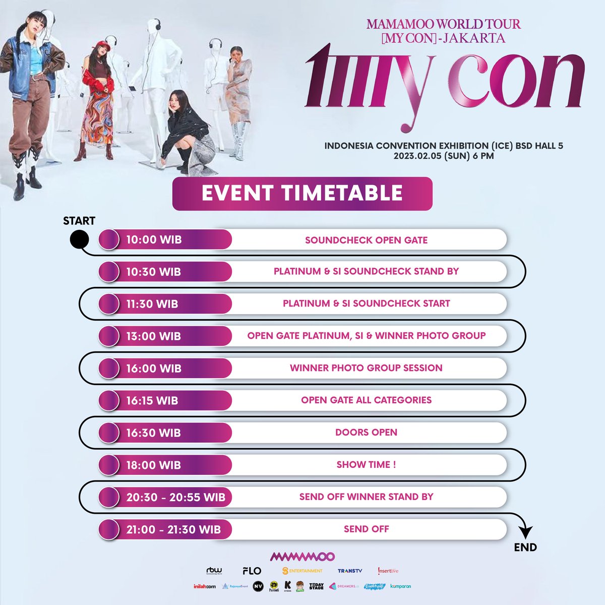 #MYCONinJAKARTA EVENT TIMETABLE