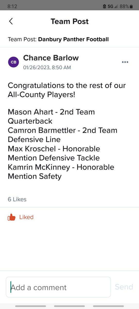 2nd Team All-County🏈💪🏼