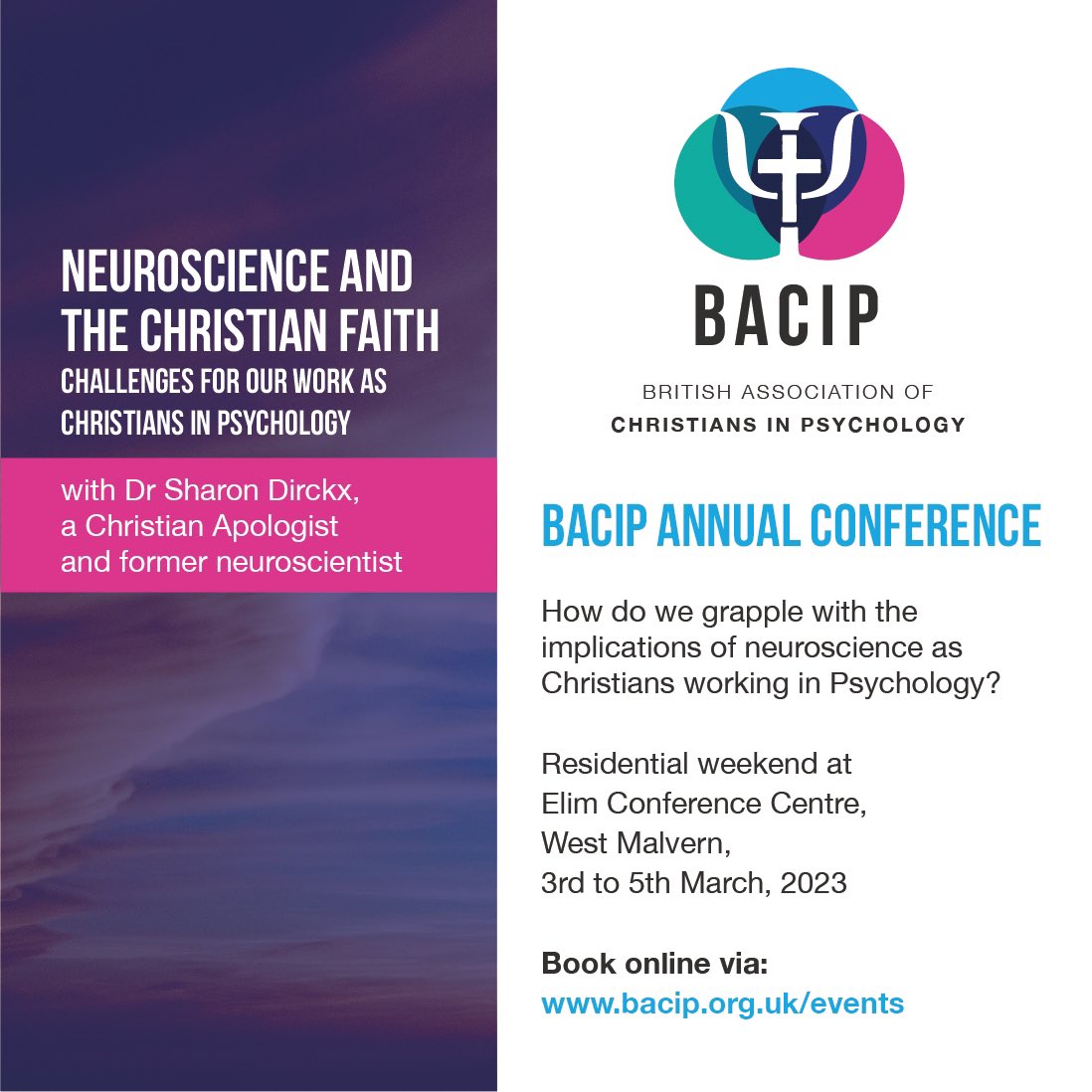 BACIPmedia's tweet photo. Open to all, please do join us for what is sure to be a really interesting and thought provoking conference. Sign up at https://t.co/WtV7fs6BdM #faithandneuroscience #christianpsychologists https://t.co/bumqh3chxk