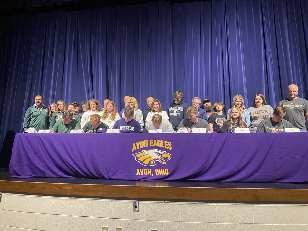 7 Avon athletes signed their NLIs on Signing Day!

<a href="/MJournalSports/">Morning Journal Sports</a> <a href="/avoneagles/">avoneagles</a>
