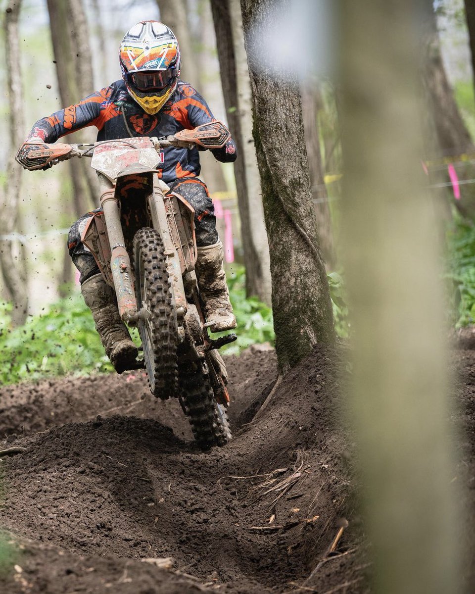 GNCCRacing's tweet photo. BK went 6 for 6 until injury struck ⚡️  Does he pick up where he left off with a win ❓  #GNCCRacing https://t.co/txxDFwbIQN