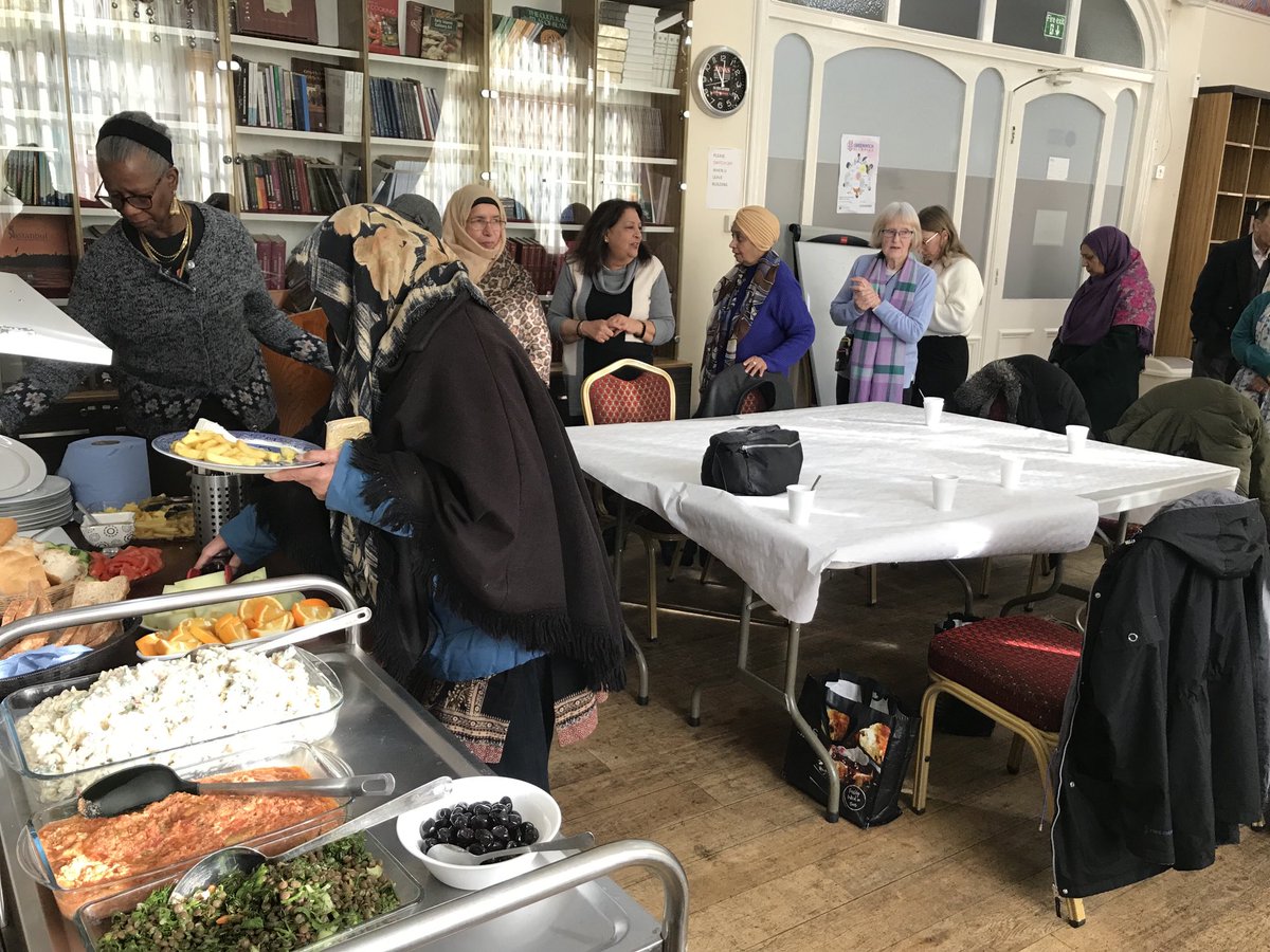 RumiMosque's tweet photo. We have had a wonderful time at #RumiCommunityBreakfast with the young and elderly, Muslims and non-Muslims all together. Thanks to Goda Frost of @nycc_london for joining us to promote their services with the community. https://t.co/rNH197VXU8