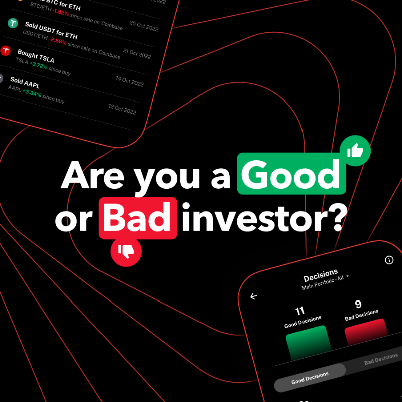 getdelta's tweet photo. As investors, we all strive to make the best possible decisions with our portfolios. But even the most seasoned professionals can make mistakes. 

We’re excited to announce one of Delta’s #Portfolio #Insights modules: the Good and Bad investment decisions.