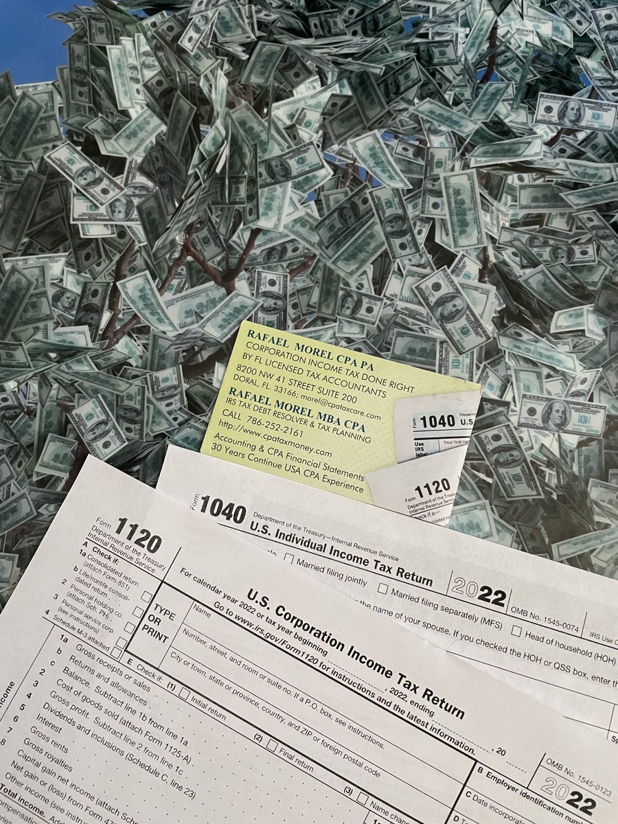 PUERTORICOISLA's tweet photo. US Corporation Tax Done Right by FL Licensed Tax Accountant. Rafael Morel CPA. 786 252 2161 https://t.co/48FdHmyS3e