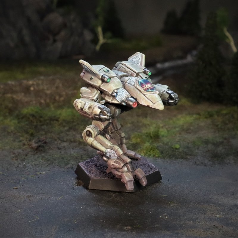 camospecs's tweet image. @klwitt13 aka Brushido also painted a #BlackPython prototype #Mech miniature for the upcoming Merceneries @kickstarter campaign launching next month. Isn't it phenomenal?
#ClanSnowRaven #AlphaGalaxy
@catalystgamelab #battletech
camospecs.com/listing/black-…