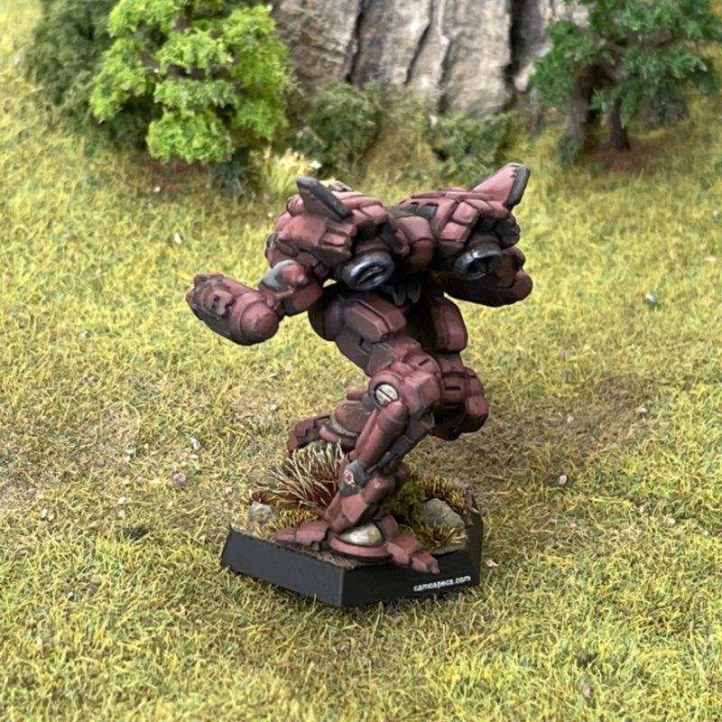 camospecs's tweet image. Here's something special:
Our artist @_1N51_ had the opportunity to paint a prototype miniature of the #BlackPython in a #ClanWolfinExile #AlphaGalaxy scheme.
@catalystgamelab #battletech
camospecs.com/listing/black-…