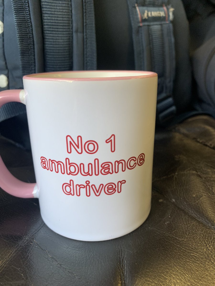 👀 #ambulancedriver #SorryNotSorry (no it’s not my mug…)