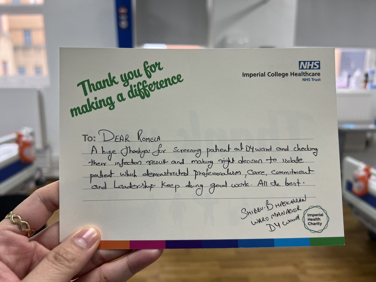 mel_tumongha's tweet photo. Volunteered to be a part of the temporary ward in HH D4 and was not expecting too much but this happened. Thank you, Shibbu and Julie for appreciating my effort. #team8South @Lailanie33 https://t.co/G8XY0EqKgB