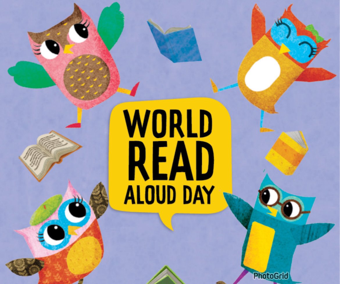 Warming up with a good book on World Read Aloud Day 2023 📚❤️