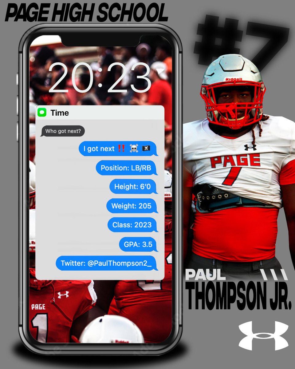 📃🖋️ Signing Day for @PagePirates26_  @ 6:30pm in the Media Center <a href="/nagleee/">Dr. Erik Naglee</a> <a href="/PagePiratesATH/">Page High School Athletics</a> 

📃🖋️ : <a href="/PaulThompson2_/">Pj Thompson</a>  X <a href="/WingateFb/">Wingate Bulldogs Football</a> 

📃🖋️ : <a href="/ParkerMaynard5/">Parker Maynard</a> X <a href="/Generals_Fball/">GeneralsFootball</a>