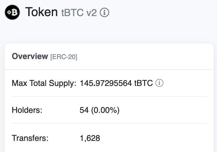 MacLaneWilkison's tweet photo. The cool thing about blockchains is we can see the market decide in real-time: 24 hours after launch and tBTC has surpassed multiBTC mints 🔥

Regardless, both are dust with a long way to go to make DeFi more accessible to #Bitcoin. Onwards! 🫡 https://t.co/vtPrWpbMd3