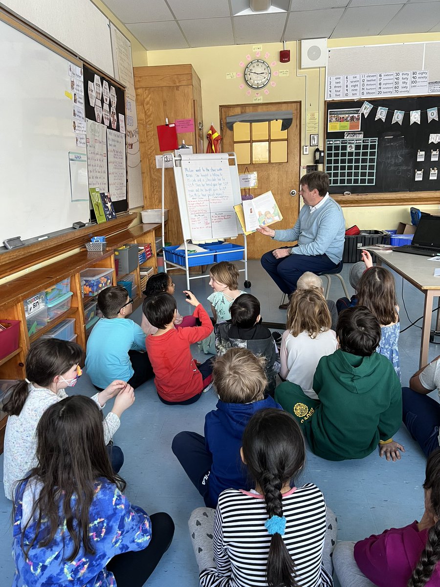 Tracyyyy8's tweet photo. Today is World Read Aloud Day! Amazing to have Mr.Zimmerman read a story to read to our class! @SelwynTdsb https://t.co/m6zoHAmqI4