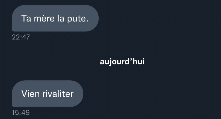 zayterr's tweet photo. @GroarNolxve T’es bipolaire? https://t.co/N1eBy2ljpc