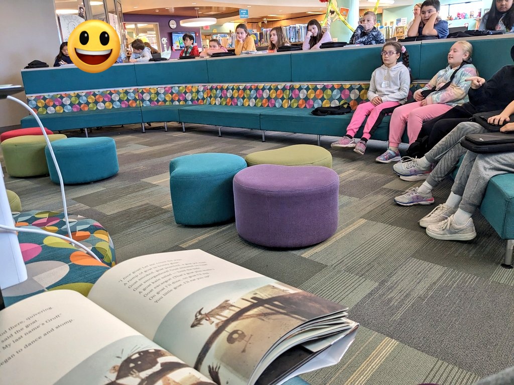 Celebrating World Read Aloud Day with <a href="/storyvoicelive/">Storyvoice</a> and the dynamic duo @macbarnett and #jonklassen reading their rendition of The Three Billy Goats Gruff #kidlit #WRAD