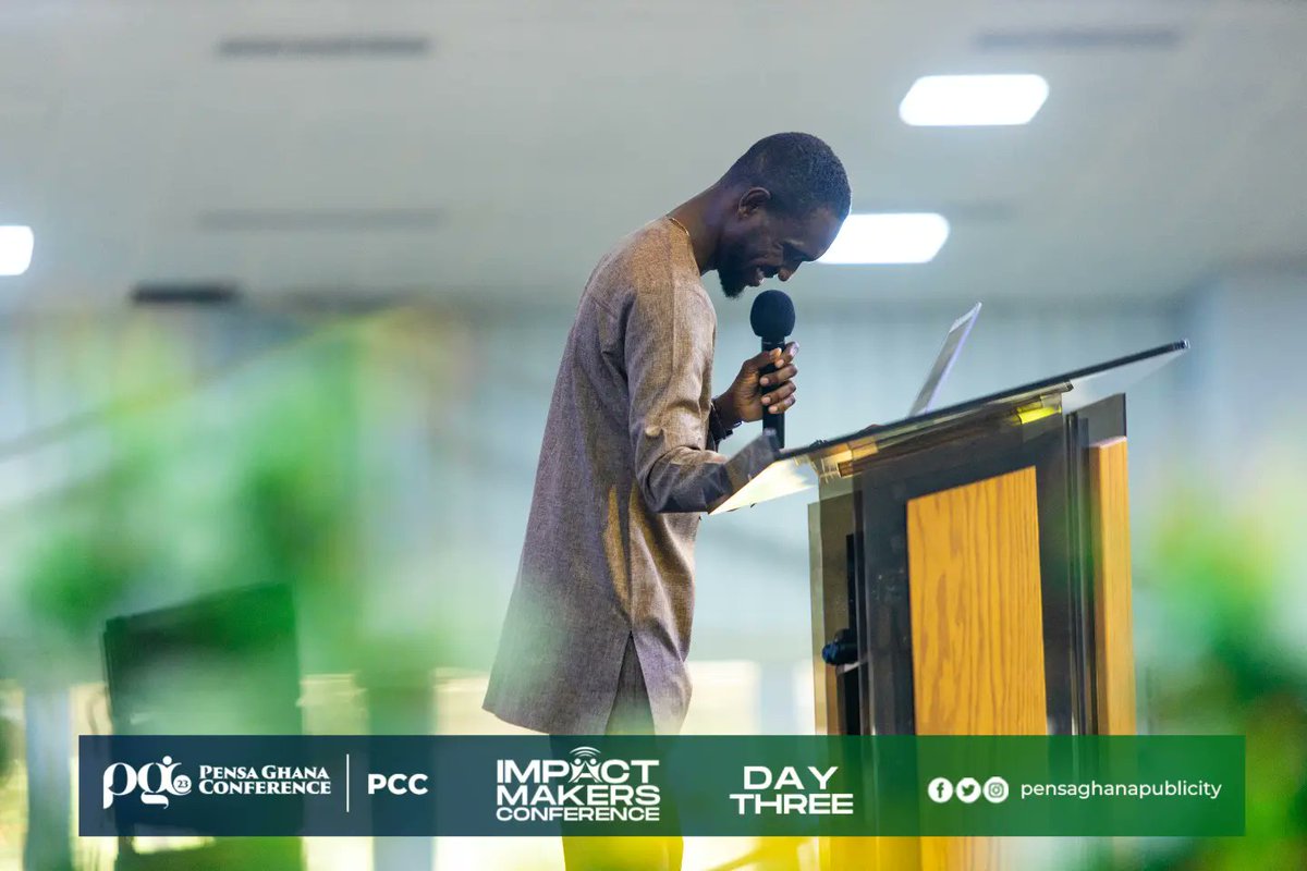 benbo_gbu's tweet photo. I term this as GRACE.
Early this year, I was privileged to be given the platform at the just ended PENSA Ghana Conference 2023 - Impact Maker's Conference, to speak and also train about 3000 youths on Virtual Missions. https://t.co/SQaDwLvNJm